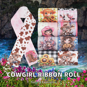 Cinta de grogrén personalizada de 1-1/2 pulgadas de ancho con estampado de dibujos animados para manualidades, bricolaje, empaques de regalos y accesorios para el cabello - Product Image 2