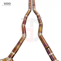 Tuyaux d'échappement Catback en titane SD pour BMW X5M X6M F95 F96 4.4T 2020-2026 Système d'échappement Valvetronic haute performance avec silencieux