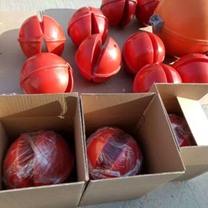 FRP tín hiệu trên không bóng máy bay cảnh báo hình cầu trên không dây dây điện dòng sợi thủy tinh hàng không tắc nghẽn đánh dấu hình cầu - Product Image 4