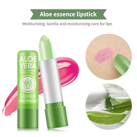 Baume à lèvres hydratant et repulpant à l'aloe vera, qui change de couleur, pour une réparation des lèvres pendant la nuit