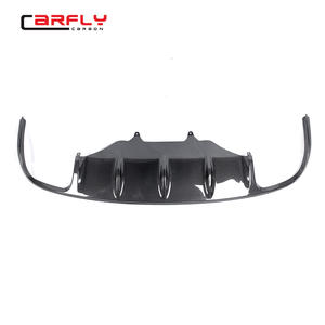 Diffuseur de lèvre arrière en fibre de carbone avec ailerons pour <span class=keywords><strong>Porsche</strong></span> Macan 2014-2018 - Product Image 4