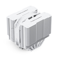 Thermalright PA120 MINI WHITE Twin Towers 6 caloducs 135 mm Refroidisseur de processeur à air INTEL 14e génération Ventilateur de refroidissement