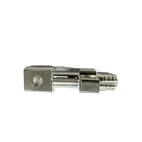 Conector de Refrigeración Líquida de Cobre Rojo Plateado, Conector de Refrigeración Líquida de Precisión Personalizado para Almacenamiento de Energía Renovable
