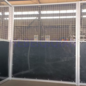 Professionele fabricage duurzame bamboe paneel schuifdeur moderne paardenstal <span class=keywords><strong>3</strong></span> m x 2,2 m paardenbox stal met voerbak - Product Image 2