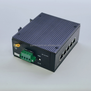 DIN Rail Mini Type Aluminum Alloy Enclosure 6KV Surge Protection IP40 5 Ports 10/100Mbps Unmanaged Industrial Ethernet <b>Switch</b> - Product Image 4