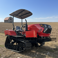 50 PS 2WD Raupenfräse mit Motor, vier Vorwärts- und ein Rückwärtsgang, hohe/niedrige Geschwindigkeit, landwirtschaftliche Pflugmaschine