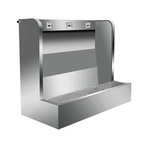 Auge d'<span class=keywords><strong>urinoir</strong></span> moderne en acier inoxydable personnalisé en gros pour les hôtels pour les lieux publics avec conception de marches à rainure - Product Image 1