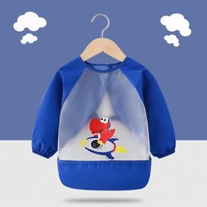 Baberos de bebé con estampado de dibujos animados seguros sin BPA de nuevo diseño, Baberos impermeables para bebés a la hora de comer - Product Image 2