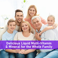 Multivitamines liquides OEM ODM avec vitamines, minéraux et acides aminés pour soutenir un système immunitaire fort, la mémoire et l'énergie naturelle