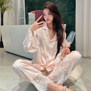 2025 New Spring Pajamas Women's Long Sleeve Style Bed and <strong>Breakfast</strong> <strong>Set</strong> - Product Image 2