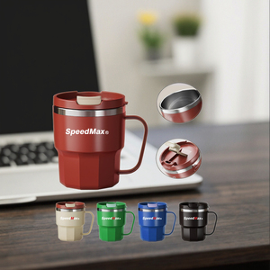 2025 gran oferta promoción BPA libre doble pared de acero inoxidable vaso de viaje taza de café con PP exterior 400ML - Product Image 1