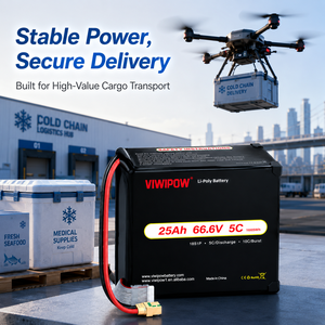 Batterie de drone semi-solide 18S 25000 mAh à cycle de vie long, haute densité, pour UAV à charge utile lourde, directement de l'usine - Product Image 5