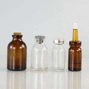 Flaconcini di vetro tubolari stampati farmaceutici Usp tipo II <span class=keywords><strong>per</strong></span> uso medico 10ml 20ml 30ml 50ml 100ml con tappo di gomma - Product Image 5