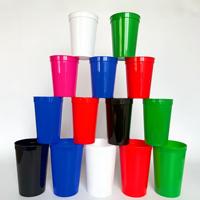 Gobelet de fête incassable en plastique pour stade avec logo personnalisé, promotionnel, 8oz 10oz 16oz 20oz 32oz, lot de 100 gobelets d'eau personnalisés pour événements
