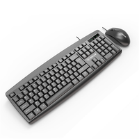 Ensemble clavier et souris filaire USB de haute qualité, 104 touches, pour usage bureautique, modèle T13s, avec conception