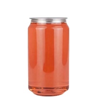 Boîte en plastique transparente de 350/500/650 ml avec couvercle à anneau de traction pour vin léger