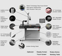 Machine de marquage Laser à Fiber RAYCUS IPG, grand format, économie en énergie et à haute efficacité, 18 W, 20W, 30W, 50W, 100W