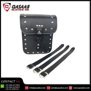 Motorcycle Tool-<b>Belt</b> Guard Street-Touring Bike Custom-Accessories Saddle Black PU Leather Motorbike <b>Luggage</b> Bags - Product Image 4
