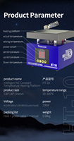 MECHANISCHE HT-10 Heiz station Elektronische Heizplatte Tisch Vorheiz plattform Für BGA PCB SMD Telefon LCD Touchscreen Reparatur Ext