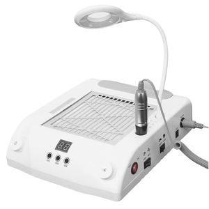 Removedor de uñas y esmalte de uñas 6 en 1 con iluminación LED UV, máquina de recolección de polvo para uñas con contenedor de almacenamiento, a la venta, al por mayor - Product Image 1