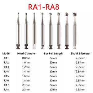 5 cái nha khoa <span class=keywords><strong>Carbide</strong></span> tốc độ thấp Vòng <span class=keywords><strong>burs</strong></span> <span class=keywords><strong>ra</strong></span> 1 2 3 4 5 6 7 8 cho Contra góc - Product Image 2