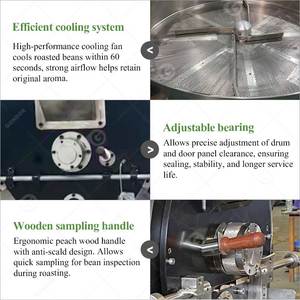 Germany Full Automated Industrial Bean Electric 3kg 50kg 60kg 150kg Coffee Roaster Roasting Machine in China - Product Image 4