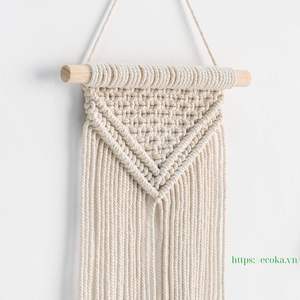Tapiz de Pared Boho Hecho a Mano con Bajo MOQ, Cortinas de Macramé Tejidas, Decoración de Pared para Ramadán y Decoración del Hogar - Product Image 5