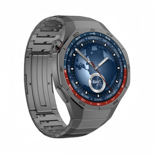 Correa de Reloj de Acero de Titanio de Lujo Antiarañazos para Reloj Inteligente GT 5 PRO con Cierre Desplegable de Liberación Rápida - Product Image 3