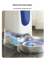 Distributeur d'eau automatique en acier inoxydable pour animaux de compagnie, écologique, facile à nettoyer, pour chats et chiens, 1 gallon X, vente en gros pour fournisseurs de magasins d'animaux