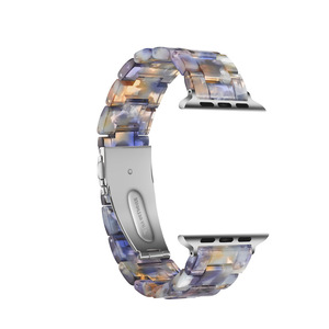 <span class=keywords><strong>Bracelet</strong></span> en résine vintage pour <span class=keywords><strong>Apple</strong></span> <span class=keywords><strong>Watch</strong></span> Series 11 10 9 8 7 6 5 4 3 2 49mm 46mm 46mm 41mm 45mm 42mm 44mm - Product Image 4