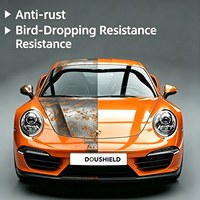 Film de protection de peinture automobile Doushield 7,5 mil transparent en TPU hydrophobe, auto-réparant, anti-jaunissement, résistant aux UV et aux éclats de pierre