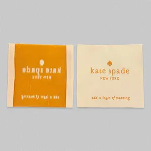 fabrication rfid nfc tag plain woven labels for clothing