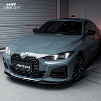 Aileron avant en fibre de carbone sèche style MP pour BMW G26 430i I4 M50i 20-27, pièces de carrosserie extérieures de luxe hautement polies