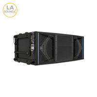LA SOUNDX P212-F Sistema de Altavoces Activos de Línea Doble de 12 Pulgadas y 3500W para Conciertos y Giras, Audio Profesional