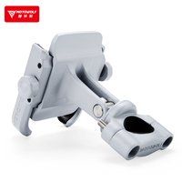 Support de téléphone portable en aluminium Motowolf V1 avec chargeur USB pour la conduite à moto