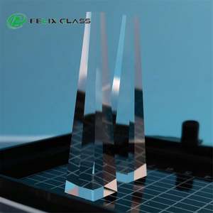 FELIX BK7/K9 Prisma de vidrio con parte superior de 2.4*2.4mm, base de 8*8mm y longitud de 35mm, guía cónica, tubo de luz solar, varilla homogeneizadora para fuentes LED - Product Image 2