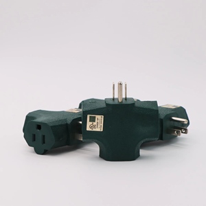 3-gói 3 cách cắm Adapter 15A 1875W 3 prong 3 Outlet Adapter <span class=keywords><strong>Power</strong></span> Splitter cắm Outlet - Product Image 4