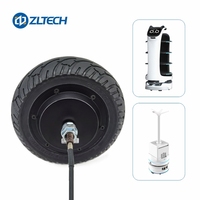 Moteur de roue sans engrenage à courant continu sans balais ZLTECH pour fauteuil roulant, entraînement BLDC, roue de 8 pouces, 250 W, 24 V, 500 tr/min, encodeur 4096PPR, charge de 100 kg