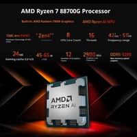 Ordinateur de bureau AMD Ryzen R7 8700G, processeur en boîte, 8 cœurs, 16 threads, compatible avec la carte mère B650