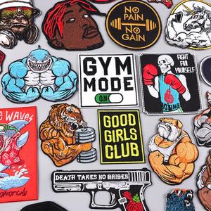 Patchs thermocollants pour vêtements, motifs animaux, badges brodés DIY - Product Image 1