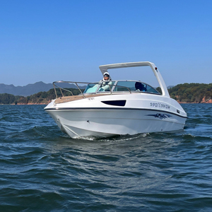 Moteur hors-bord très demandé pour bateau de pêche en <span class=keywords><strong>mer</strong></span>, disponible en bateau de pêche en fibre de verre, mini-yacht pour usage familial - Product Image 1