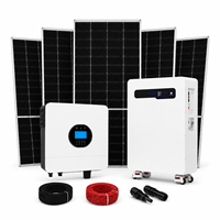 Système solaire 2000w pour camping-car, système d'énergie solaire 10 kw, kit de système hybride solaire