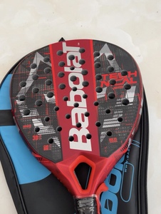 Pala de Pádel Babol 2024 Technical Veron Fibra de Carbono 12K Raqueta Clásica Negro Rojo Hecha a Medida - Product Image 5