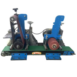 Machine de polissage automatique industrielle pour tôles métalliques, idéale pour le débavurage et le polissage des extrémités de profilés en aluminium et acier de 100 mm - Product Image 2