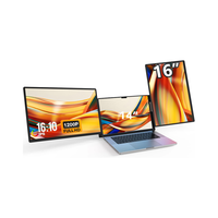 Monitor LCD Portátil S7 de 16 Pulgadas con Panel IPS, 1920 x 1200p FHD, Flexible para Oficina, Trading y Juegos, Suministro Directo de Fábrica