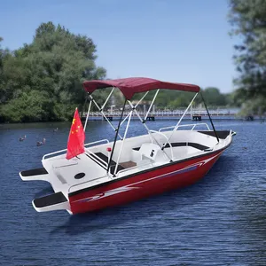 4.2M/14ft Tàu cá mô hình với CE an toàn Yamaha outboard tốc độ nhôm giải trí thuyền