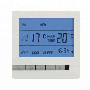 Termostato Digital Inteligente para Ventiloconvectores con Pantalla LCD, Ahorro de Energía y Flexible para Sistemas HVAC en Hospitales y Escuelas - Product Image 1