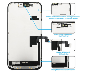 อะไหล่จอ LCD สำหรับ <span class=keywords><strong>iPhone</strong></span> 16 Pro คุณภาพสูง จอสัมผัส LCD แบบ Incell - Product Image 3