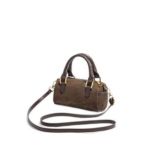 Sac à main pour femme de style rétro européen et américain, petit sac Boston, durable, à bandoulière, avec fermeture éclair, en cuir PU - Product Image 6