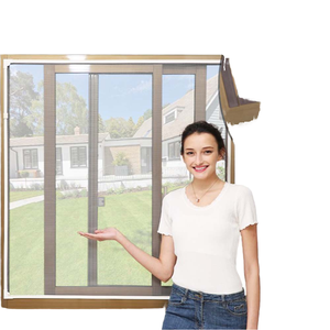 Moustiquaires populaires d'écran en fibre de verre magnétique résistant au feu de style moderne pour les hôtels et les espaces commerciaux - Product Image 1